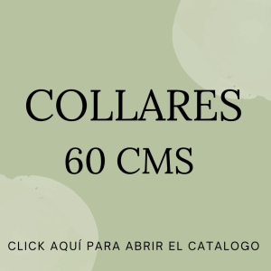 Collares de Oro de 60 centímetros