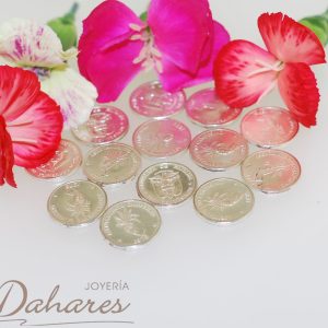 D-001 Arras de Matrimonio plateadas